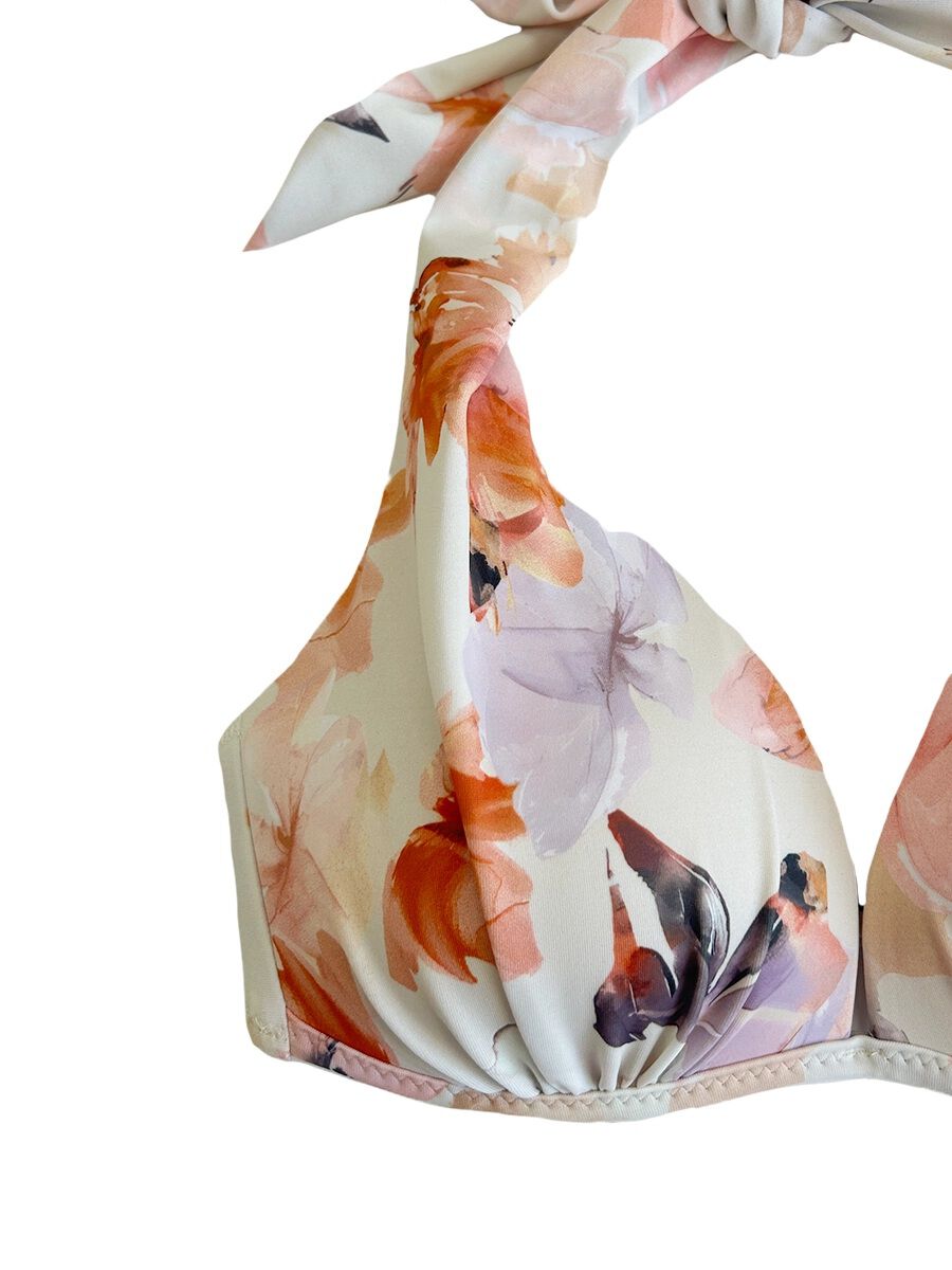 PEAK&PINE「【新作】スプリングフラワーサッシュホルタービキニ」|ビキニ|