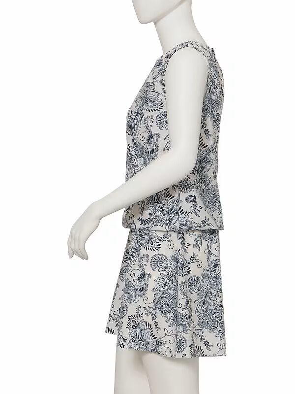 Riberce「【新作水着】ソフトエスニック柄オールインワン水着」|コンビネゾン|