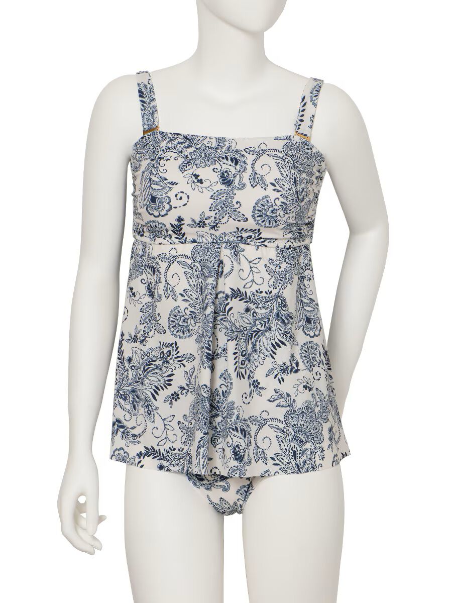 Riberce「【新作水着】ソフトエスニック柄キャミソール水着」|ビキニ|