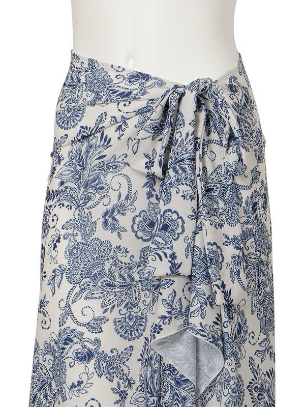 Riberce「【新作リゾートウェア】ソフトエスニック柄サロート/パレオ」|ショーツ|