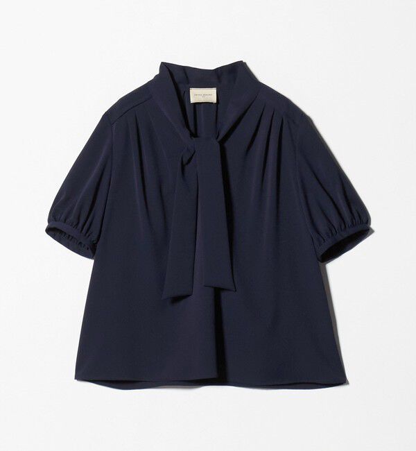 UNITED ARROWS「ボウタイ ショートスリーブ ブラウス」|シャツ・ブラウス|