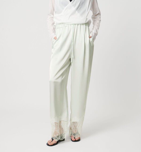 AEWEN MATOPH「＜AEWEN MATOPH＞サテンレース コンビイージーパンツ」|その他|