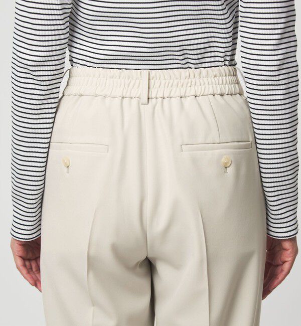 UNITED ARROWS green label relaxing「［size SHORT/TALLあり］パウドレ テーパード パンツ ナチュラル」|スラックス|