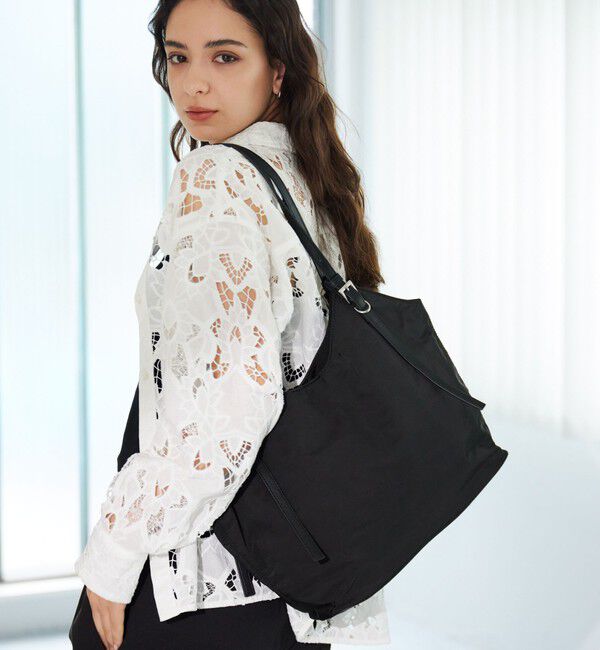 UNITED ARROWS green label relaxing「【WEB限定】2WAYバックルハンドル トートバッグ / ショルダーバッグ / A4サイズ はっ水」|トートバッグ|