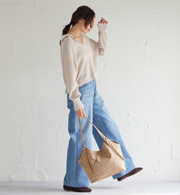 UNITED ARROWS green label relaxing「【WEB限定】2WAYバックルハンドル トートバッグ / ショルダーバッグ / A4サイズ はっ水」|トートバッグ|