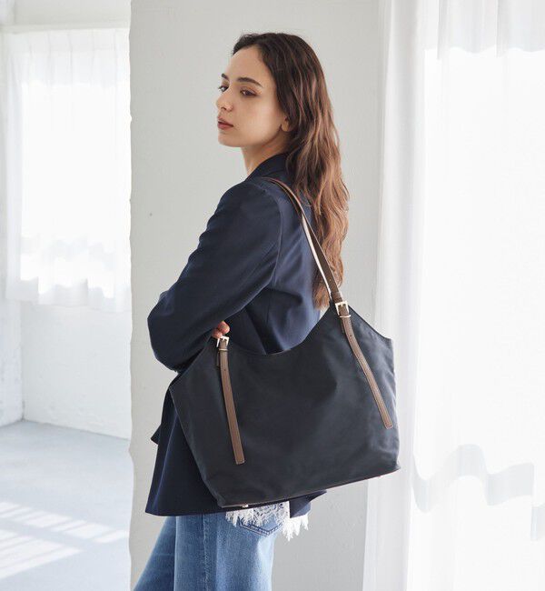 UNITED ARROWS green label relaxing「【WEB限定】2WAYバックルハンドル トートバッグ / ショルダーバッグ / A4サイズ はっ水」|トートバッグ|