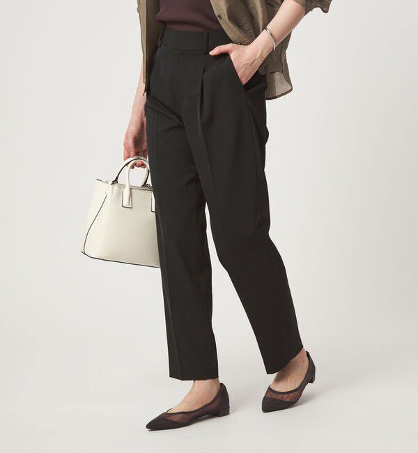 UNITED ARROWS green label relaxing「［size SHORT/TALLあり］サラフール テーパード パンツ 」|スラックス|