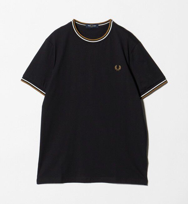 UNITED ARROWS green label relaxing「＜FRED PERRY＞ツインティップ Tシャツ」|Tシャツ・カットソー|BLACK