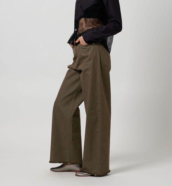 ATTISESSION「＜ATTISESSION＞ワイド デニムパンツ 4/402」|デニム|