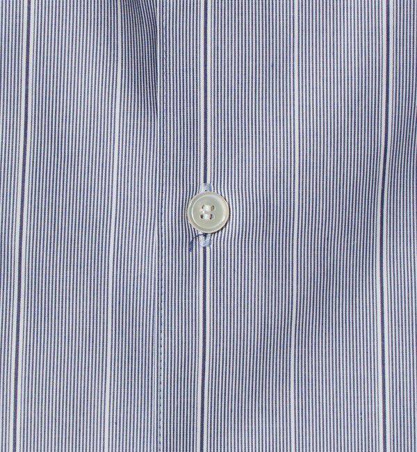 ATTISESSION「＜ATTISESSION＞コットン ストライプ スリム シャツ」|シャツ・ブラウス|