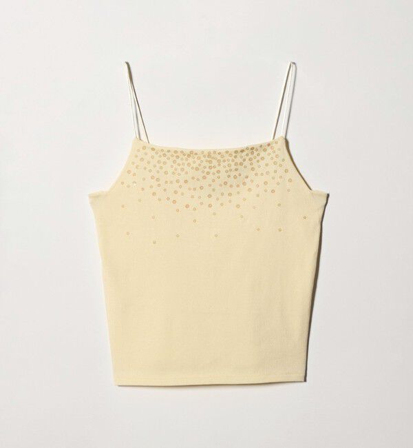 ATTISESSION「＜ATTISESSION＞シークイン エンブロイダリー ニット キャミソール」|キャミソール|