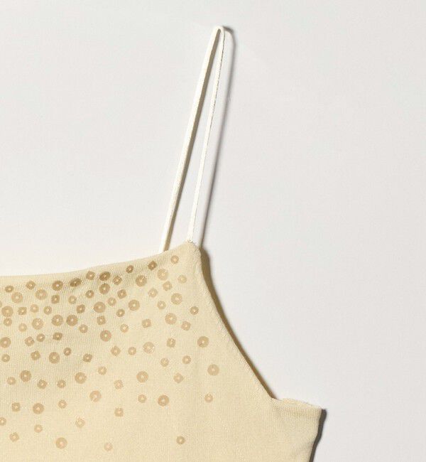 ATTISESSION「＜ATTISESSION＞シークイン エンブロイダリー ニット キャミソール」|キャミソール|