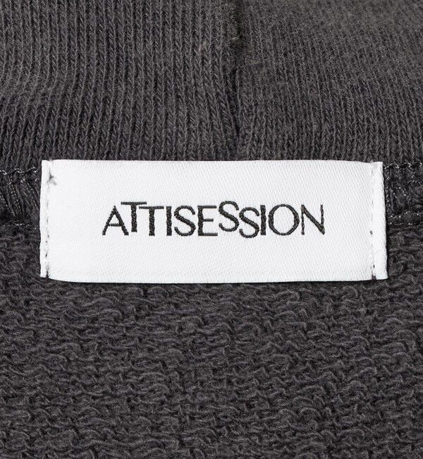ATTISESSION「＜ATTISESSION＞ブリーチ スウェット フーディー」|パーカー|