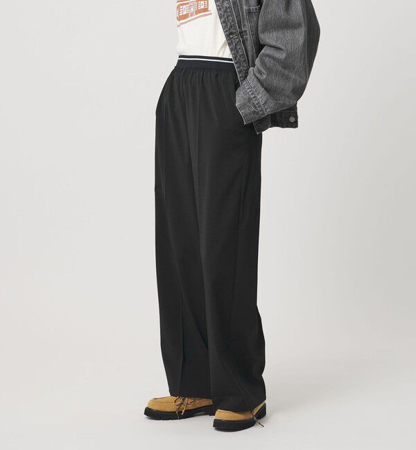 BEAUTY&YOUTH UNITED ARROWS「ラインゴム ワイドパンツ ウォッシャブル 防シワ」|その他|
