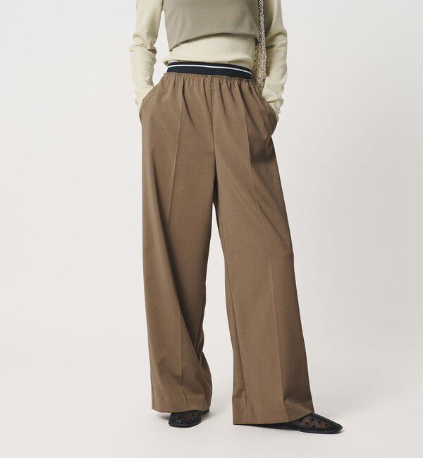 BEAUTY&YOUTH UNITED ARROWS「ラインゴム ワイドパンツ ウォッシャブル 防シワ」|その他|