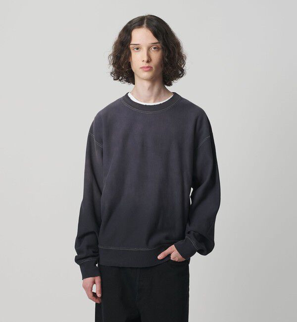 MONKEY TIME「サンフェード フレンチテリー クルーネック スウェット」|Tシャツ・カットソー|