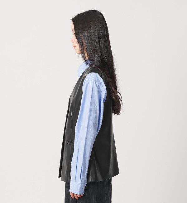 BEAUTY&YOUTH UNITED ARROWS「レザーライク ベスト」|ベスト・ジレ|