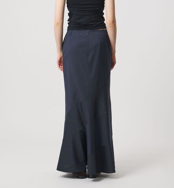 ATTISESSION「＜ATTISESSION＞エスカルゴ スカート ストライプ」|スカート|