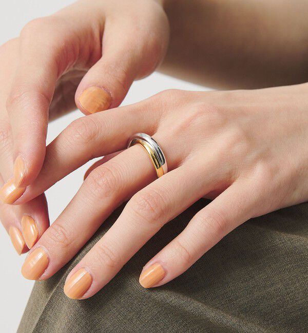 BEAUTY&YOUTH UNITED ARROWS「＜by Preek＞ミックス クロス リング」|リング|