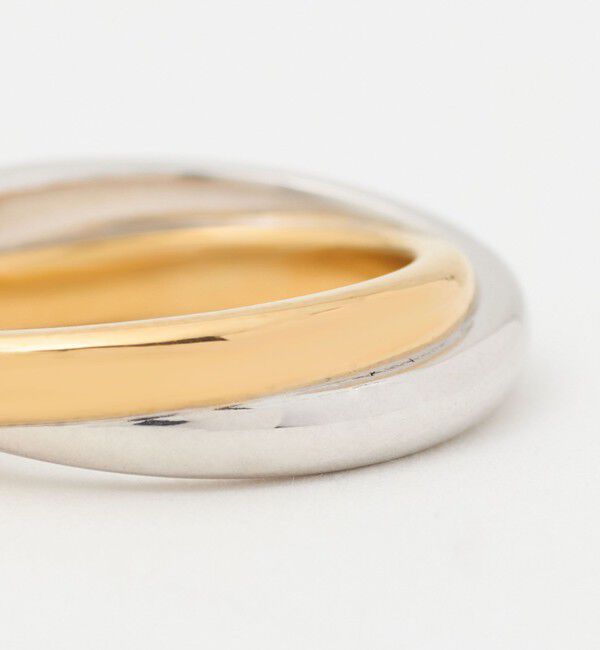 BEAUTY&YOUTH UNITED ARROWS「＜by Preek＞ミックス クロス リング」|リング|