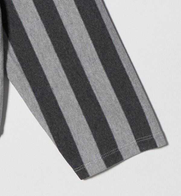 ATTISESSION「＜ATTISESSION＞コットン ストライプ ラガー シャツ」|ポロシャツ|