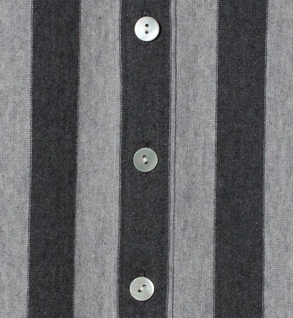 ATTISESSION「＜ATTISESSION＞コットン ストライプ ラガー シャツ」|ポロシャツ|