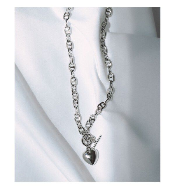 Ray BEAMS 「マリンチェーン マンテル ハート ネックレス」|ネックレス|SILVER