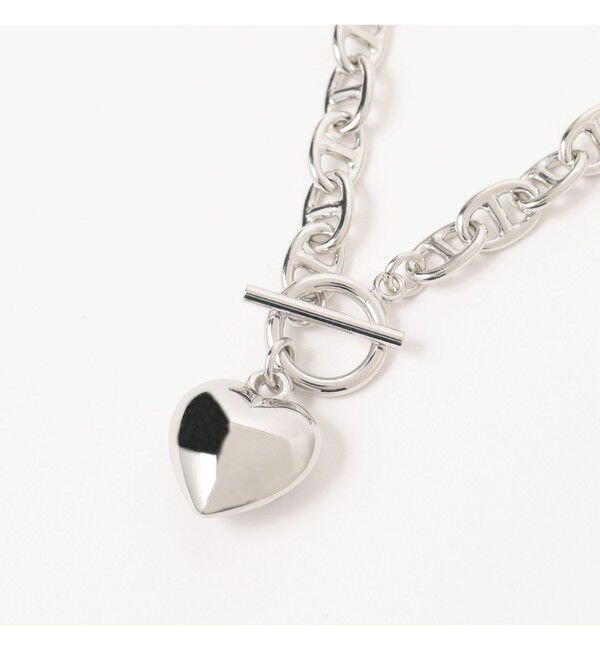 Ray BEAMS 「マリンチェーン マンテル ハート ネックレス」|ネックレス|