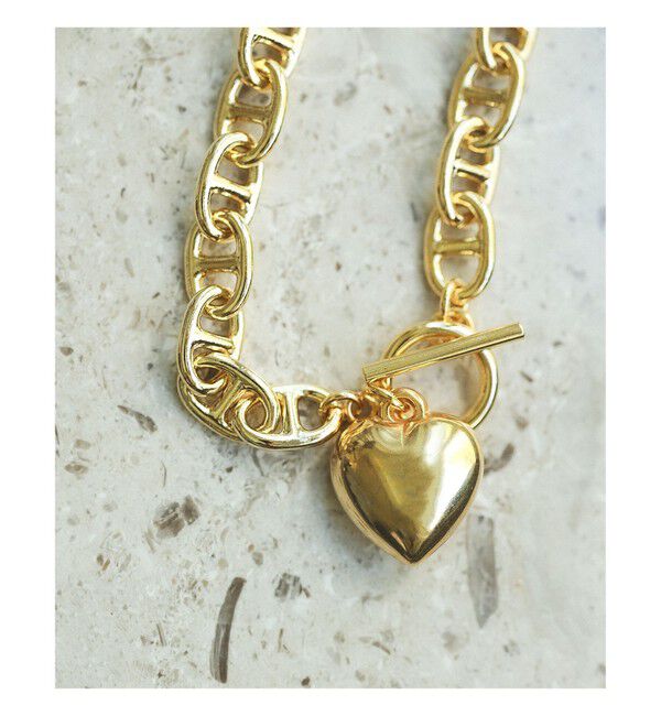 Ray BEAMS 「マリンチェーン マンテル ハート ネックレス」|ネックレス|