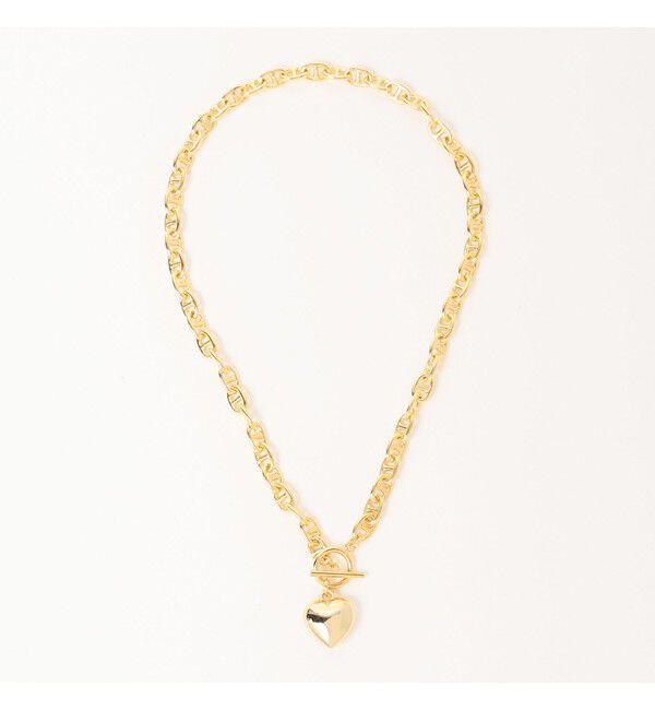 Ray BEAMS 「マリンチェーン マンテル ハート ネックレス」|ネックレス|