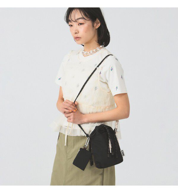 Ray BEAMS 「CTRL FREAK / ナイロン ハンディ ショルダー」|ショルダー・メッセンジャー|ﾌﾞﾗｯｸ