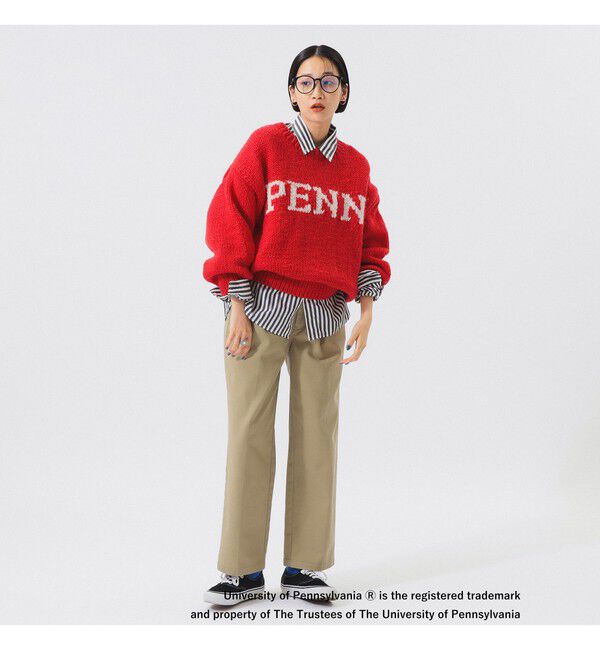 BEAMSBOY「【別注】THE BOOKSTORE / Hand Logo Sweater 25FW」|ニット・セーター|