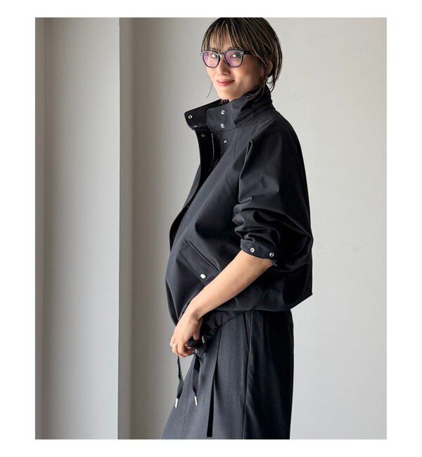 Demi-Luxe BEAMS 「【別注】エディター坪田あさみ &times; WOOLRICH / ANORAK ダウンブルゾン」|ブルゾン・スタジャン|BLACK