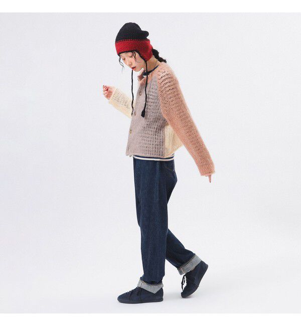 BEAMSBOY「モヘア クレイジー カーディガン」|ニット・セーター|