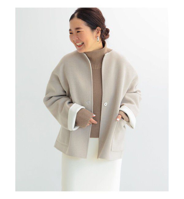 Demi-Luxe BEAMS 「リバー ミドルコート」|ダッフルコート|