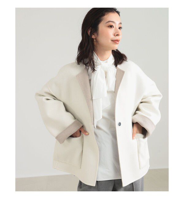 Demi-Luxe BEAMS 「リバー ミドルコート」|ダッフルコート|