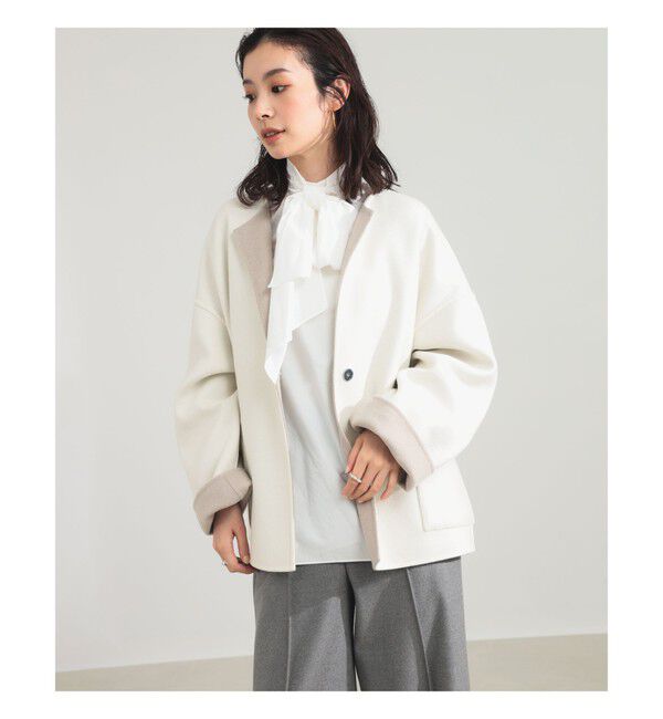 Demi-Luxe BEAMS 「リバー ミドルコート」|ダッフルコート|