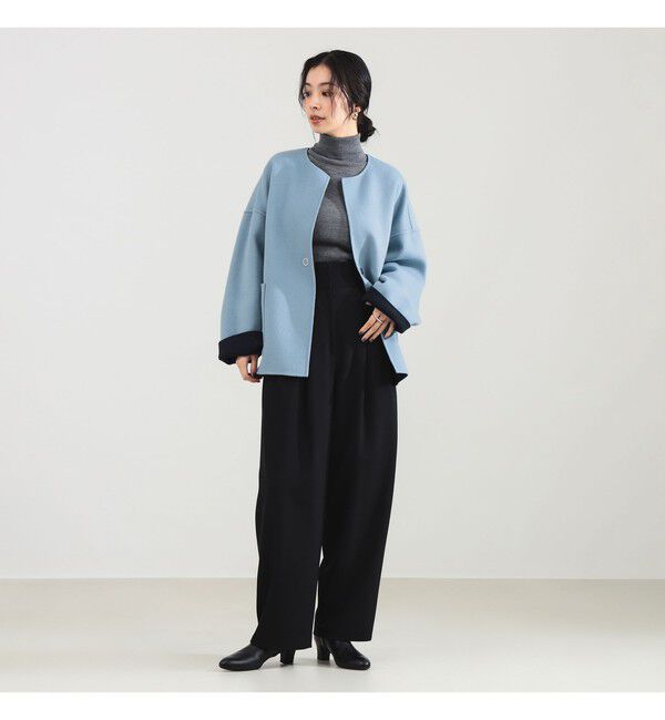 Demi-Luxe BEAMS 「リバー ミドルコート」|ダッフルコート|