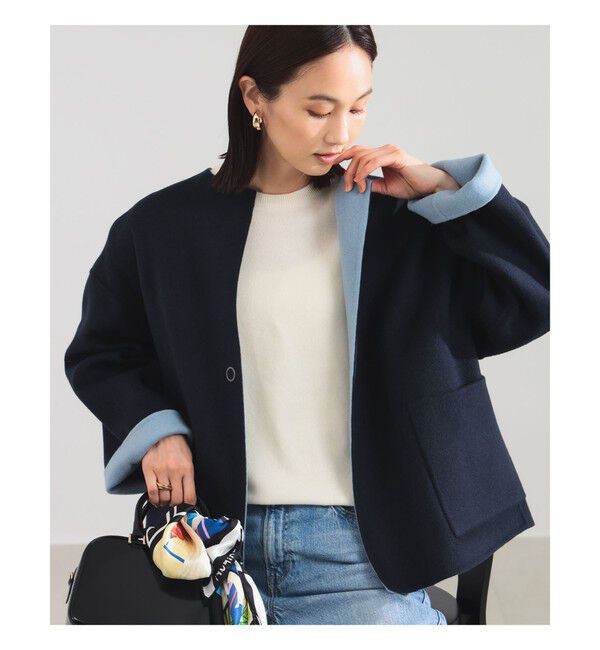 Demi-Luxe BEAMS 「リバー ミドルコート」|ダッフルコート|