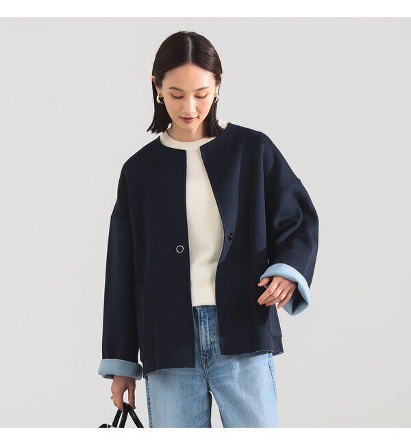 Demi-Luxe BEAMS 「リバー ミドルコート」|ダッフルコート|