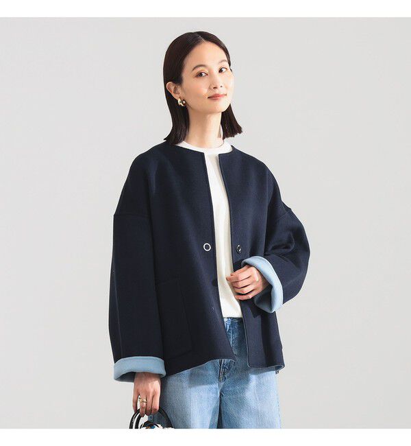 Demi-Luxe BEAMS 「リバー ミドルコート」|ダッフルコート|