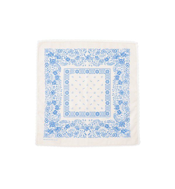 BEAMSBOY「2WAY フラワー バンダナ」|ハンカチ|OFF_WHT