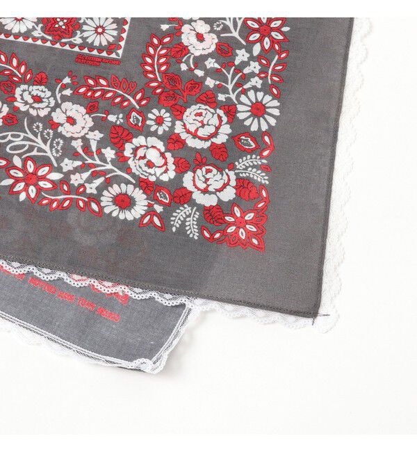 BEAMSBOY「2WAY フラワー バンダナ」|ハンカチ|