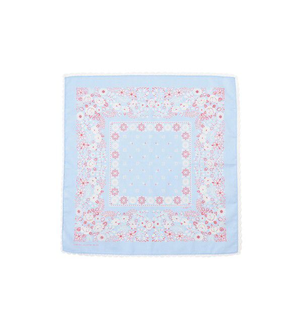 BEAMSBOY「2WAY フラワー バンダナ」|ハンカチ|SAX