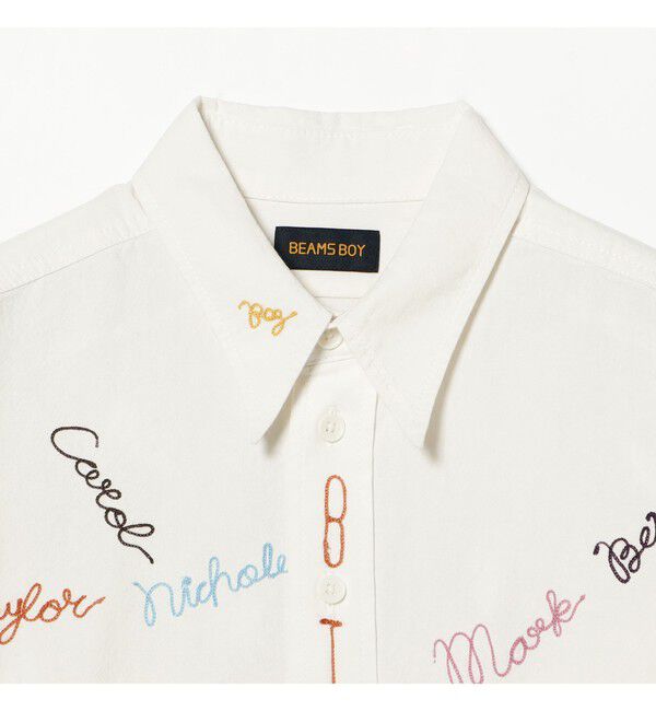 BEAMSBOY「エンブロ ワーク シャツ」|シャツ・ブラウス|