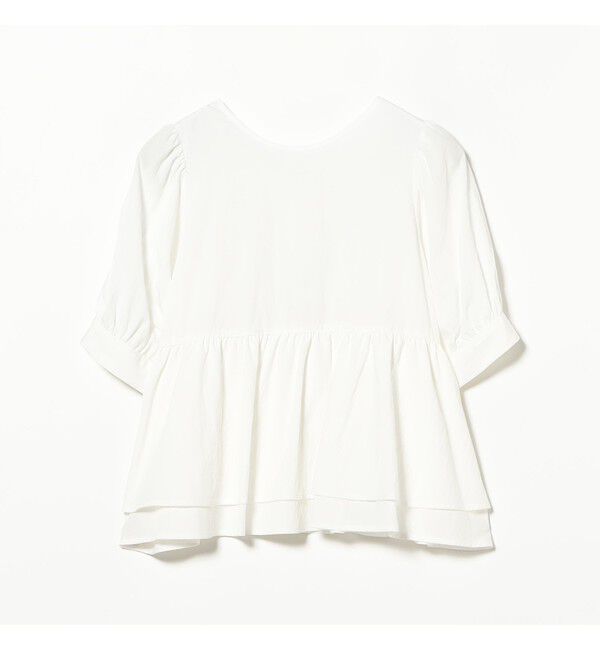 Ray BEAMS 「ティアード 2Way パフ スリーブ ブラウス」|シャツ・ブラウス|