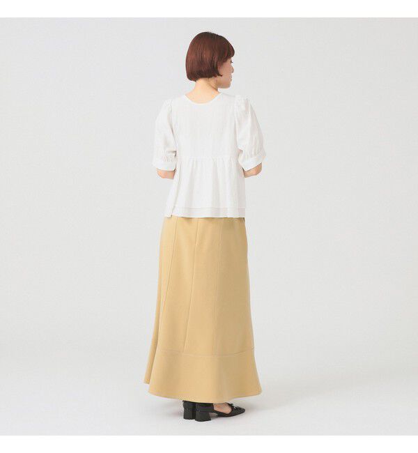 Ray BEAMS 「ティアード 2Way パフ スリーブ ブラウス」|シャツ・ブラウス|