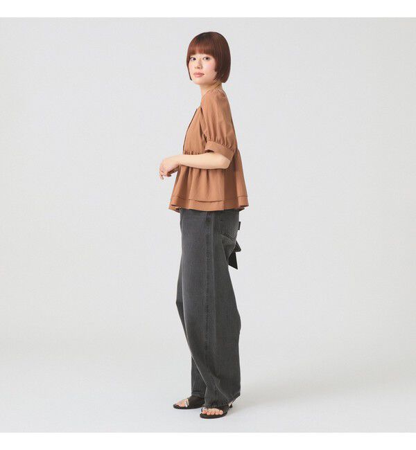 Ray BEAMS 「ティアード 2Way パフ スリーブ ブラウス」|シャツ・ブラウス|