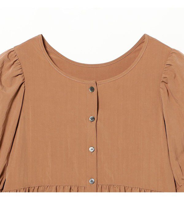 Ray BEAMS 「ティアード 2Way パフ スリーブ ブラウス」|シャツ・ブラウス|