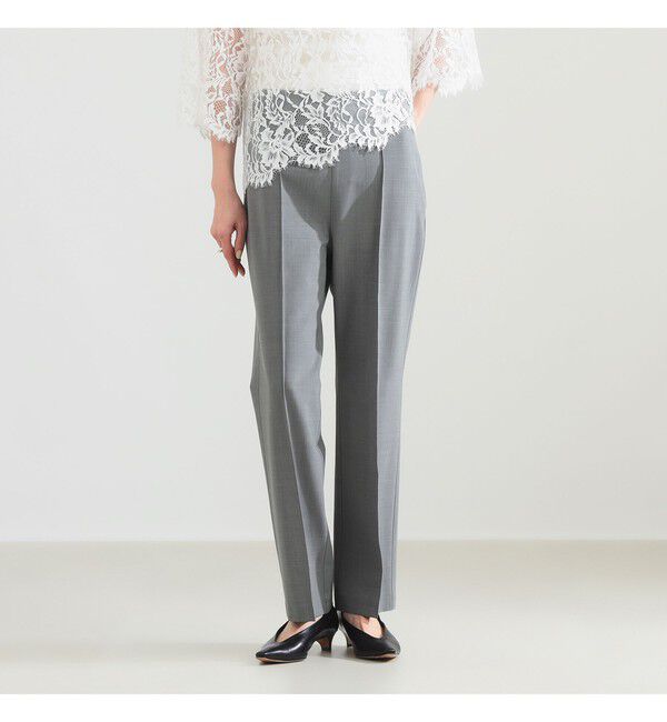 Demi-Luxe BEAMS 「ストレッチ センターシーム パンツ」|チノ|GREY